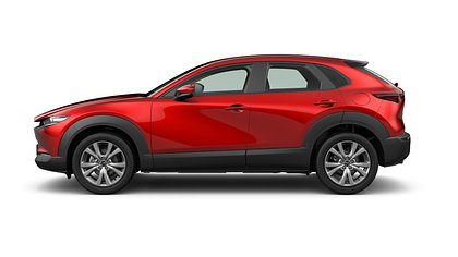2027 Uus Mazda CX-30 Soul Red Crystal 2.5 M Hybrid e-Skyactiv G AT Centre-line (2)