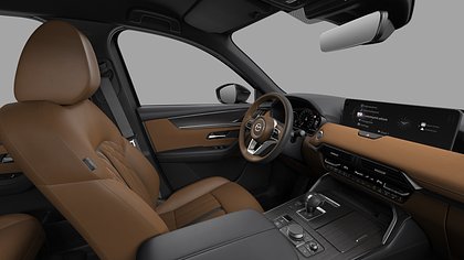 2026 Uusi Mazda CX-80 Jet Black 2.5 PHEV 8AT Homura Plus, TAN, Captain Seat (4)