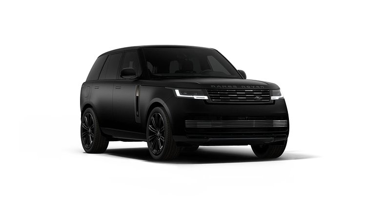 2025 New Land Rover Range Rover Obsidian Black - Satin finish P615 Petrol Mild Hybrid Standard Wheelbase SV