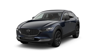 2025 Jauns Mazda CX-30 Deep Crystal Blue 2.5 M Hybrid e-Skyactiv G AT Nagisa (1)