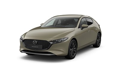 2025 Jauns Mazda 3 Zircon Sand 2.5 M Hybrid e-Skyactiv G MT Exclusive-line (1)