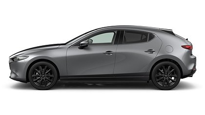 2025 Jauns Mazda 3 Machine Gray 2.5 M Hybrid e-Skyactiv G AT Exclusive-line (2)