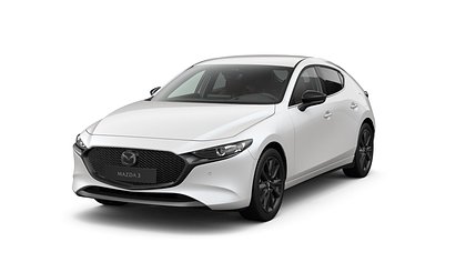 2025 Jauns Mazda 3 Snowflake White Pearl 2.5 M Hybrid e-Skyactiv G AT Nagisa (1)