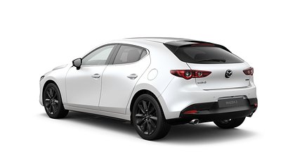 2025 Jauns Mazda 3 Snowflake White Pearl 2.5 M Hybrid e-Skyactiv G AT Nagisa (3)