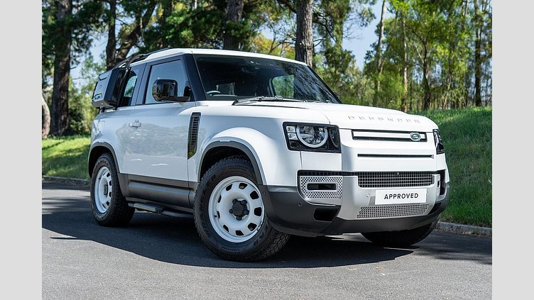 2023 Approved Land Rover Defender 90 Fuji White D250 AWD AUTOMATIC S