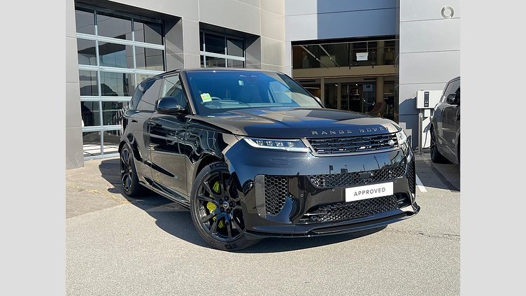 2024 Approved Land Rover Range Rover Sport Obsidian Black in Gloss finish 4.4 V8 P8S MY24 P635 SV Edition One