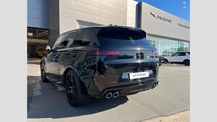 2024 Approved Land Rover Range Rover Sport Obsidian Black in Gloss finish 4.4 V8 P8S MY24 P635 SV Edition One