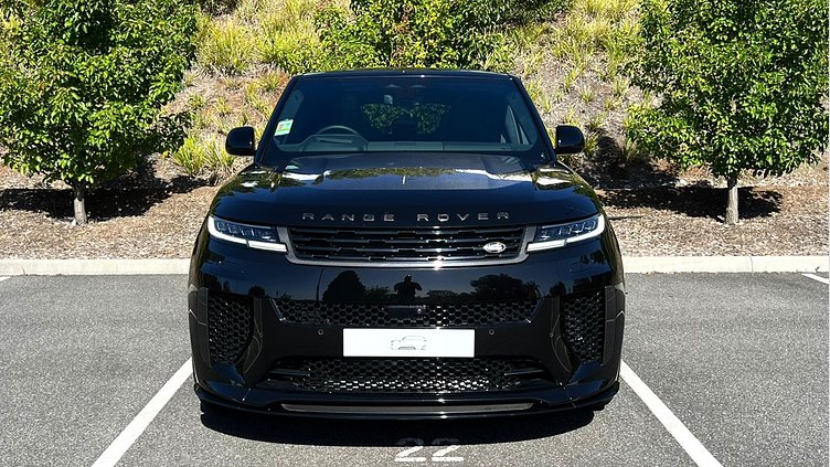 2024 New Land Rover Range Rover Sport Obsidian Black in Gloss finish 4.4 V8 P8S P635 SV Edition One