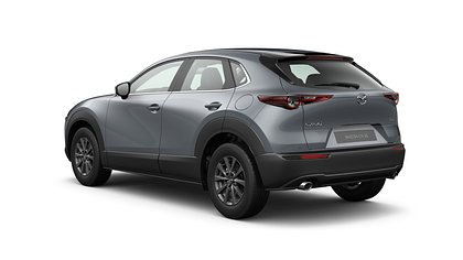 2025 Jauns Mazda CX-30 Polymetal Gray 2.5 M Hybrid e-Skyactiv G MT Prime-line (3)
