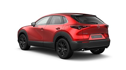 2025 Jauns Mazda CX-30 Soul Red Crystal 2.5 M Hybrid e-Skyactiv G AT Nagisa (3)