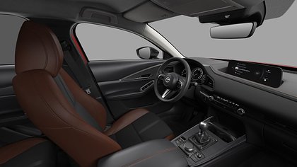 2025 Jauns Mazda CX-30 Soul Red Crystal 2.5 M Hybrid e-Skyactiv G AT Nagisa (4)