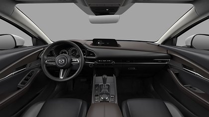 2025 Jauns Mazda CX-30 Arctic White 2.5 M Hybrid e-Skyactiv G AT Takumi (5)