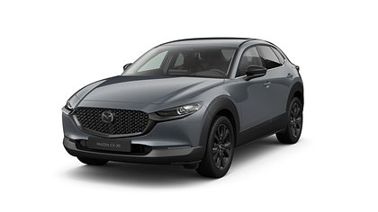 2025 Jauns Mazda CX-30 Polymetal Gray 2.5 M Hybrid e-Skyactiv G AT Nagisa (1)