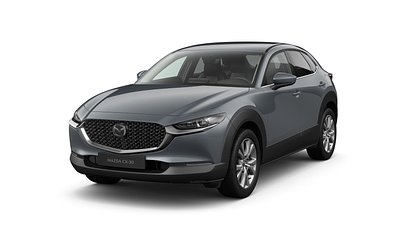 2025 Jauns Mazda CX-30 Polymetal Gray 2.5 M Hybrid e-Skyactiv G AT Takumi (1)