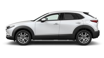 2025 NAUJI AUTOMOBILIAI Mazda CX-30 Snowflake White Pearl 2.5 M Hybrid e-Skyactiv G AT Takumi (2)