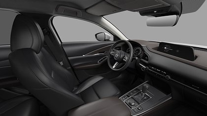 2025 NAUJI AUTOMOBILIAI Mazda CX-30 Snowflake White Pearl 2.5 M Hybrid e-Skyactiv G AT Takumi (4)