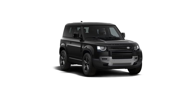 2025 New Land Rover Defender 90 Santorini Black D250 Diesel Mild Hybrid S