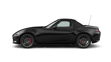 2025 Uus Mazda MX-5 Jet Black Soft-top 1.5 (132hj) Skyactiv-G -engine Homura MT (2)