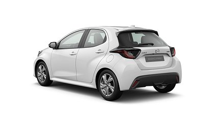 2025 Jauns Mazda 2 Hybrid Lunar White 1.5 Hybrid (116 ZS) Exclusive-line (3)