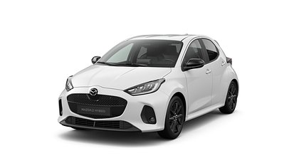 2025 Jauns Mazda 2 Hybrid Lunar White 1.5 Hybrid (116 ZS) Homura (1)