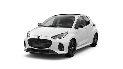 2025 Jauns Mazda 2 Hybrid Lunar White 1.5 Hybrid (116 ZS) Homura Plus (1)