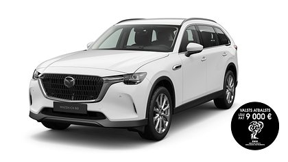 2025 Jauns Mazda CX-80 Arctic White 2.5 PHEV 8AT Exclusive-Line (1)
