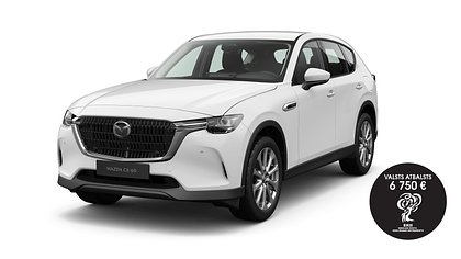 2025 Jauns Mazda CX-60 Arctic White 2.5 PHEV 8AT AWD 327 ZS Exclusive-line (1)