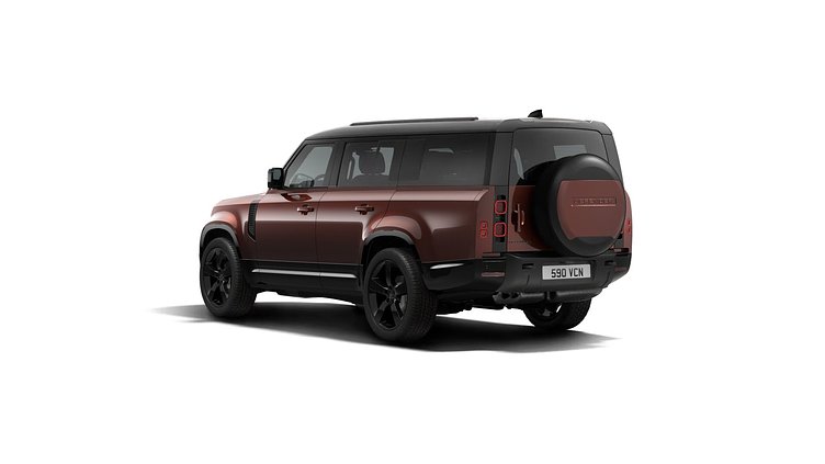 2025 New Land Rover Defender 130 Sedona Red D350 Diesel Mild Hybrid X-Dynamic SE