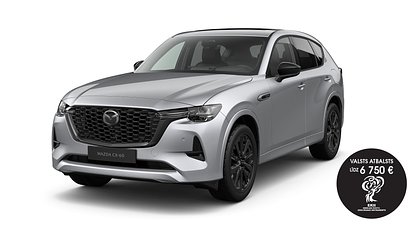 2025 Jauns Mazda CX-60 Sonic Silver 2.5 PHEV 8AT Homura Plus (1)