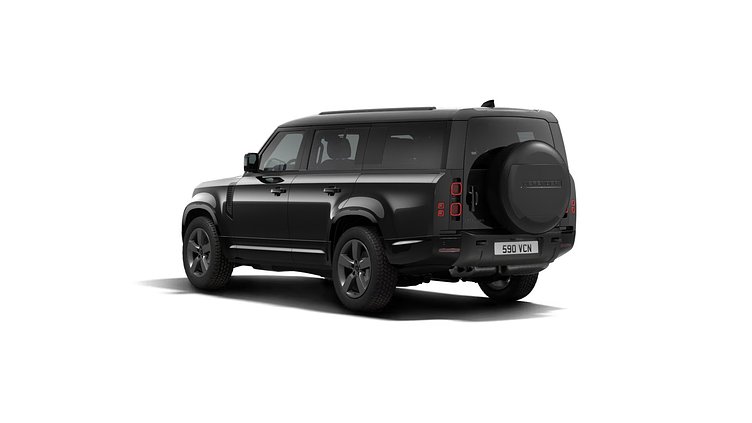 2025 New Land Rover Defender 130 Santorini Black D350 Diesel Mild Hybrid X-Dynamic SE