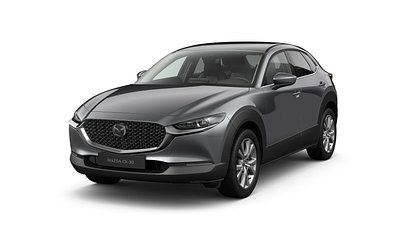 2025 NAUJI AUTOMOBILIAI Mazda CX-30 Machine Gray 2.5 M Hybrid e-Skyactiv G AT Takumi (1)