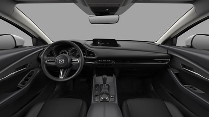 2025 Uusi Mazda CX-30 Snowflake White Pearl 2.5 M Hybrid e-Skyactiv G AT Centre-line (4)