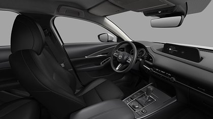 2025 Uusi Mazda CX-30 Snowflake White Pearl 2.5 M Hybrid e-Skyactiv G AT Centre-line (5)