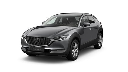 2025 Kasutatud Mazda CX-30 Machine Gray 2.0 M Hybrid e-Skyactiv X Takumi (1)