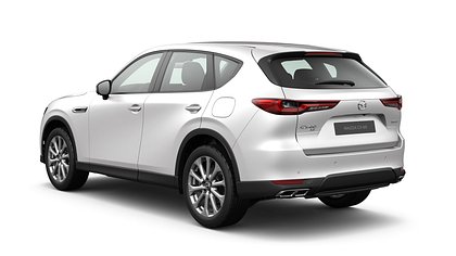2025 Uusi Mazda CX-60 Rhodium White 2.5 PHEV 8AT AWD 327 HV Exclusive-Line + Driver assistance (3)