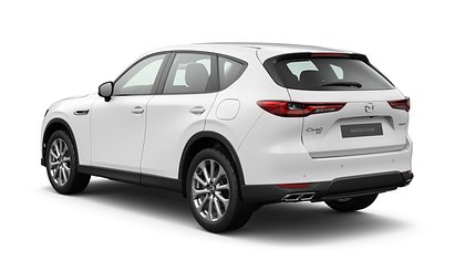 2025 Uusi Mazda CX-60 Arctic White 2.5 PHEV 8AT AWD 327 HV Exclusive-Line + Driver assistance (3)