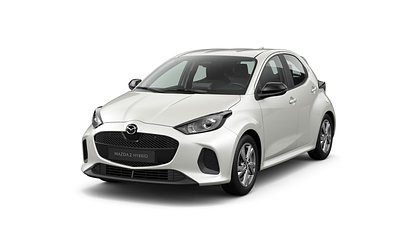 2024 Uusi Mazda 2 Hybrid Northern White Pearl 1,5(116) Exclusive-Line (1)