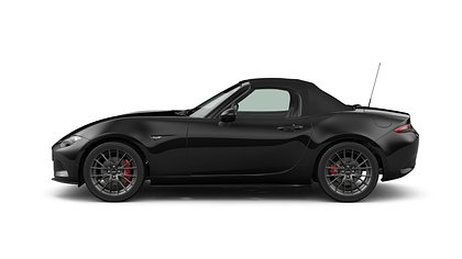2025 Uusi Mazda MX-5 Jet Black Soft-top 1.5 (132hv) Skyactiv-G -engine Homura MT (2)