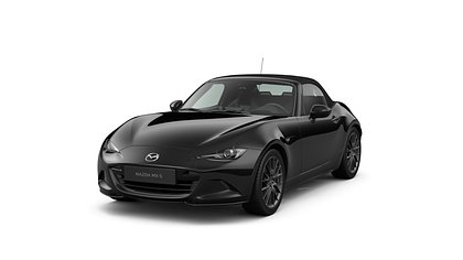2025 Uusi Mazda MX-5 Jet Black Soft-top 1.5 (132hv) Skyactiv-G -engine Homura MT (1)