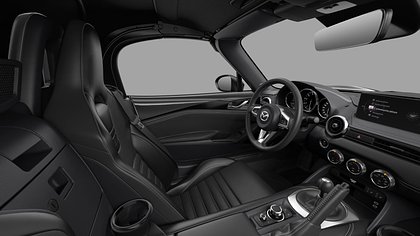 2025 Uusi Mazda MX-5 Jet Black Soft-top 1.5 (132hv) Skyactiv-G -engine Homura MT (5)