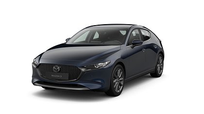 2025 Uusi Mazda 3 Deep Crystal Blue 2.5 M Hybrid e-Skyactiv G AT Centre-line (1)