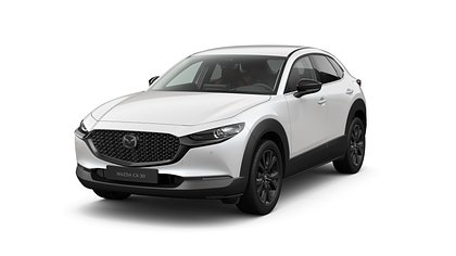 2025 NAUJI AUTOMOBILIAI Mazda CX-30 Snowflake White Pearl 2.5 M Hybrid e-Skyactiv G AT Nagisa (1)