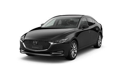 2025 NAUJI AUTOMOBILIAI Mazda 3 Jet Black 2.5 M Hybrid e-Skyactiv G AT Centre-line