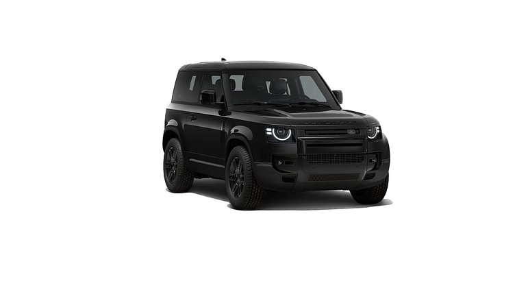 2025 New Land Rover Defender 90 Santorini Black D250 Diesel Mild Hybrid S