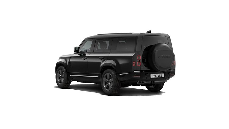 2025 New Land Rover Defender 130 Santorini Black D350 Diesel Mild Hybrid X-Dynamic SE