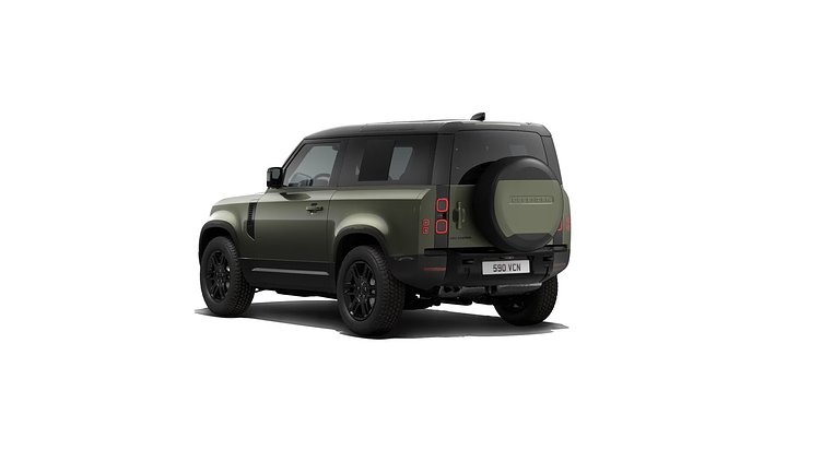 2025 New Land Rover Defender 90 Woolstone Green D250 Diesel Mild Hybrid S