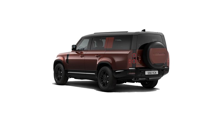 2025 New Land Rover Defender 130 Sedona Red D350 Diesel Mild Hybrid X-Dynamic SE