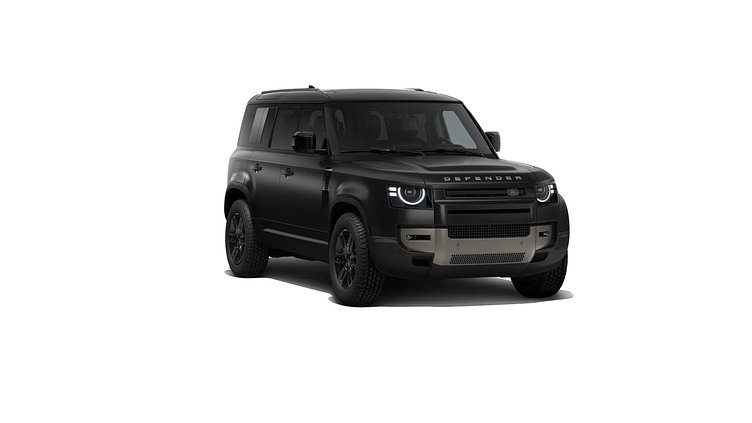 2025 New Land Rover Defender 110 Santorini Black D250 Diesel Mild Hybrid S