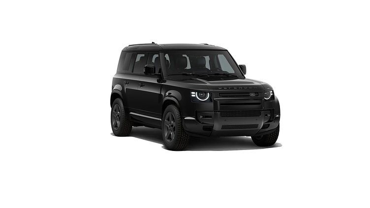 2025 New Land Rover Defender 110 Santorini Black P425 Petrol V8 X-Dynamic SE