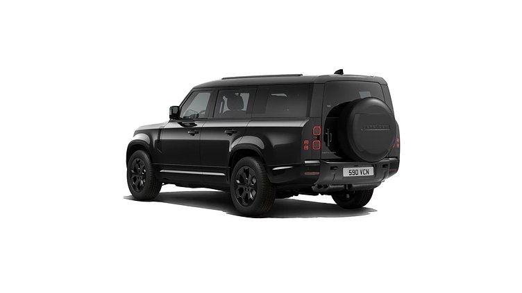 2025 New Land Rover Defender 130 Santorini Black D350 Diesel Mild Hybrid X-Dynamic SE